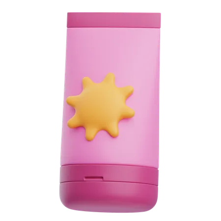 Sun Cream  3D Icon