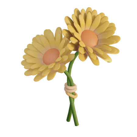 Sun Flower 3D Icon