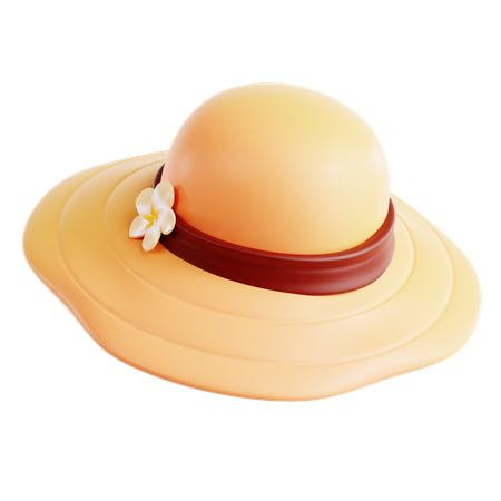 Sun Hat 2  3D Icon