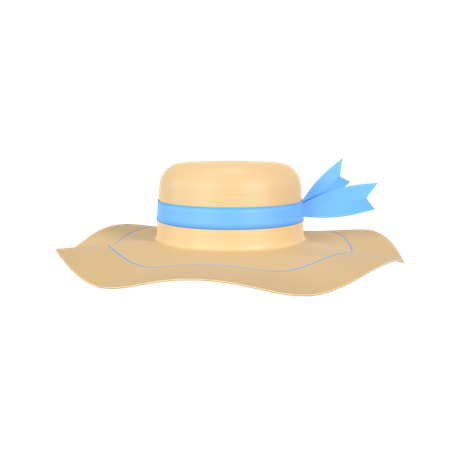 Sun Hat  3D Icon