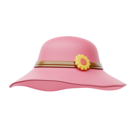 Sun Hat  3D Icon