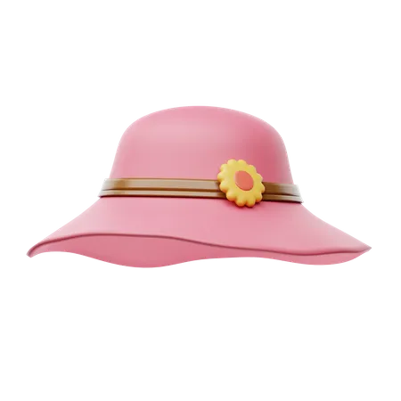 Sun Hat  3D Icon