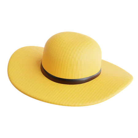 Sun Hat  3D Icon