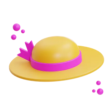 Sun Hat  3D Icon