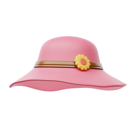 Sun Hat 3D Icon