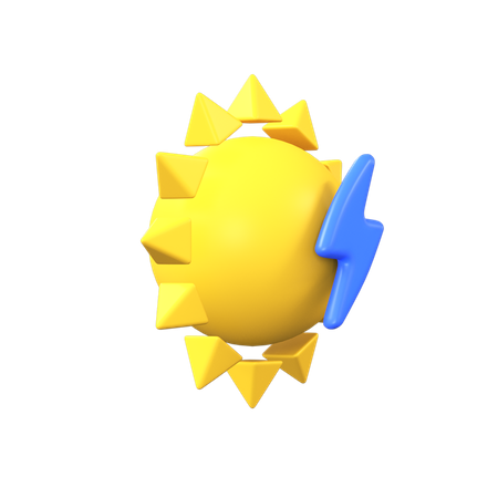 Sun Light  3D Icon