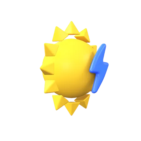 Sun Light  3D Icon