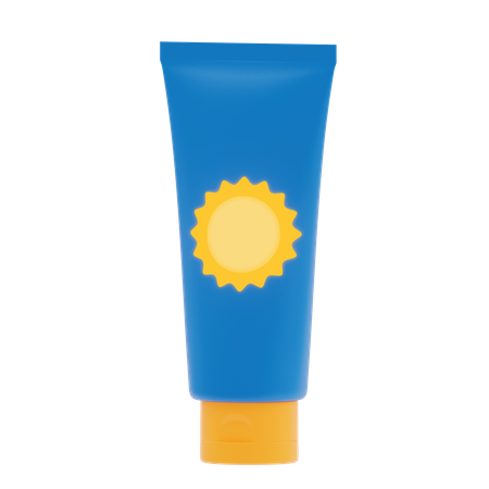 Sun Protection  3D Icon