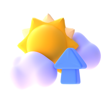 Sun Rise  3D Icon