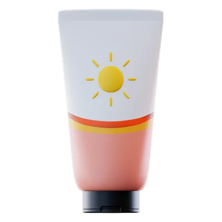 Sun Screen Lotion  3D Icon