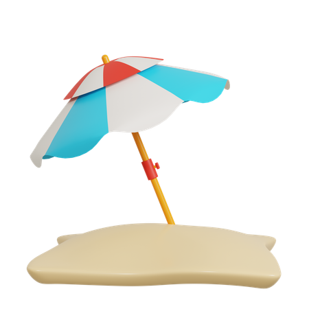 Sun Umbrella  3D Icon