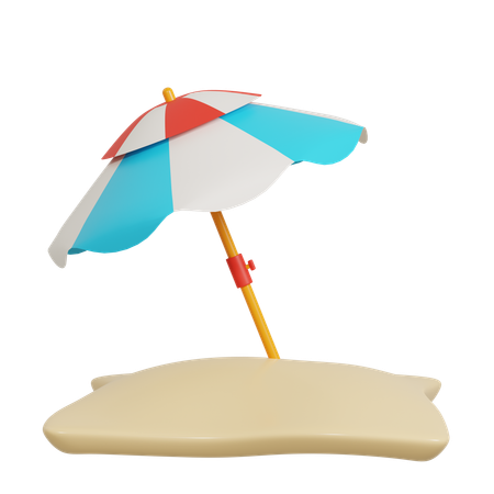 Sun Umbrella  3D Icon