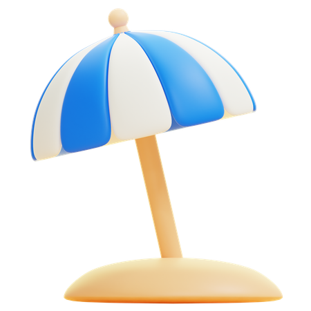 Sun Umbrella  3D Icon