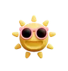 Sun With Sunglasses