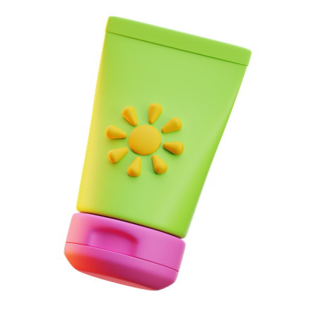 Sunblock  3D Icon