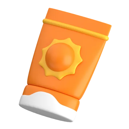 Sunblock  3D Icon