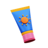 sunblock emoji 3d