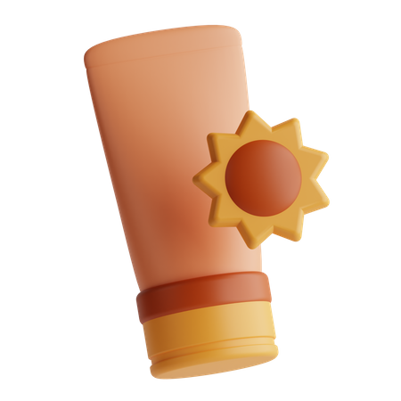 Sunblock  3D Icon