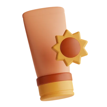 Sunblock  3D Icon
