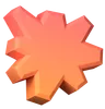 Sunburst Star Shape