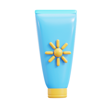 Suncreen  3D Icon