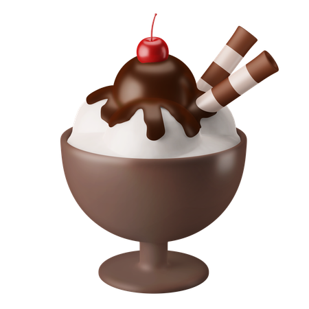 Sundae Perfeito  3D Icon