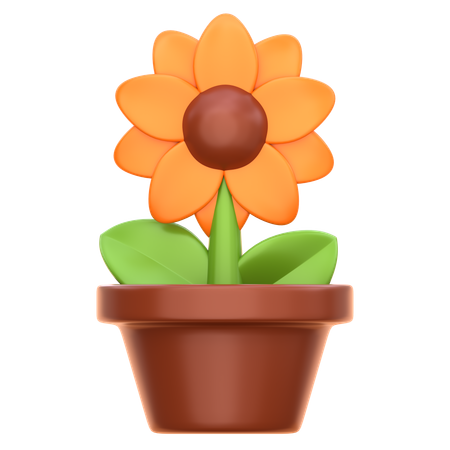 Sunflower  3D Icon