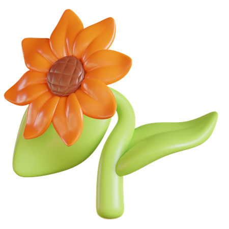 Sunflower  3D Icon