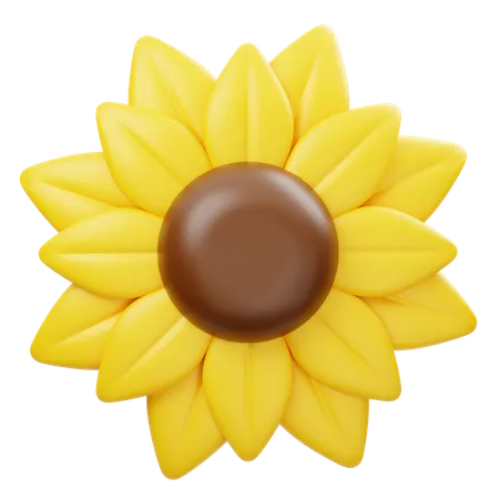 Sunflower  3D Icon