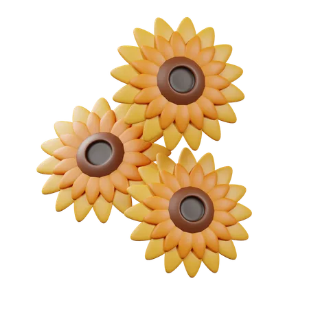 Sunflower  3D Icon