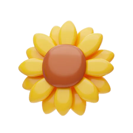 Sunflower  3D Icon