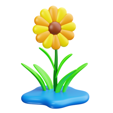 Sunflower  3D Icon