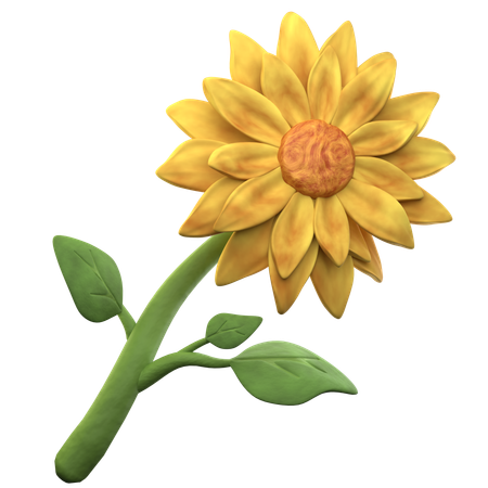 Sunflower  3D Icon