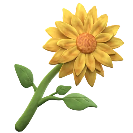 Sunflower  3D Icon