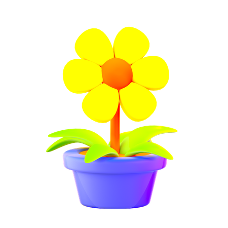 Sunflower  3D Icon