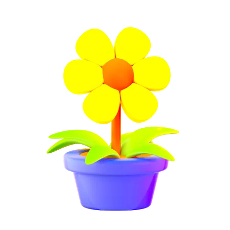 Sunflower  3D Icon