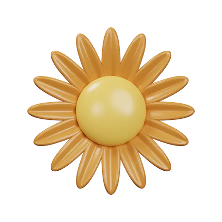 Sunflower  3D Icon