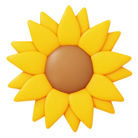 Sunflower  3D Icon