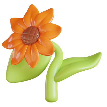 Sunflower  3D Icon