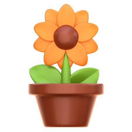 Sunflower  3D Icon