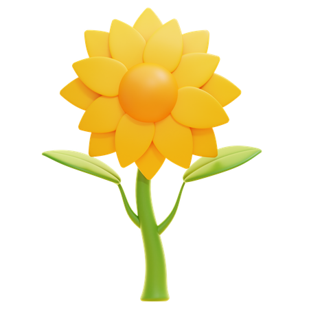 SUNFLOWER  3D Icon