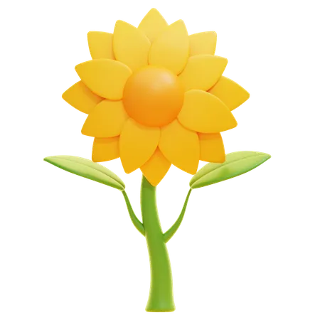 SUNFLOWER  3D Icon