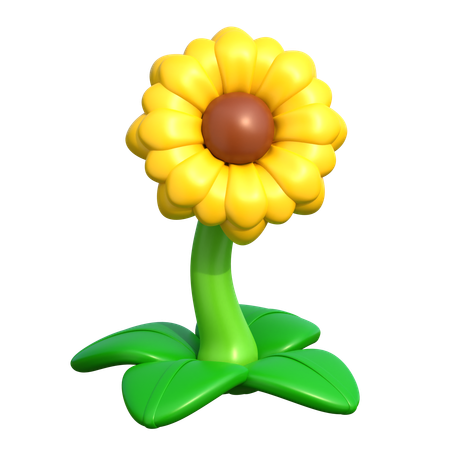 Sunflower  3D Icon