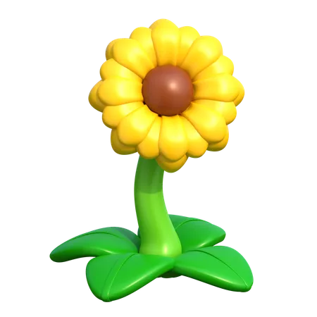 Sunflower  3D Icon