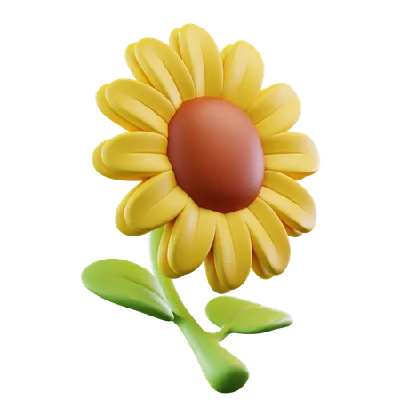 Sunflower  3D Icon