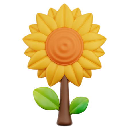 Sunflower  3D Icon