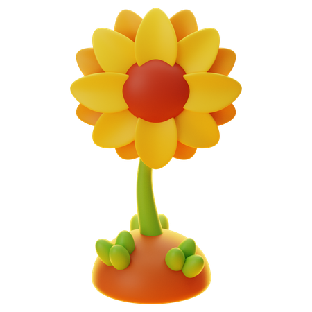 Sunflower  3D Icon