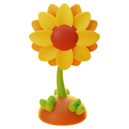 Sunflower  3D Icon