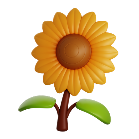 SUNFLOWER  3D Icon