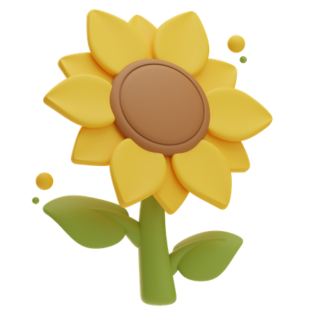 Sunflower  3D Icon